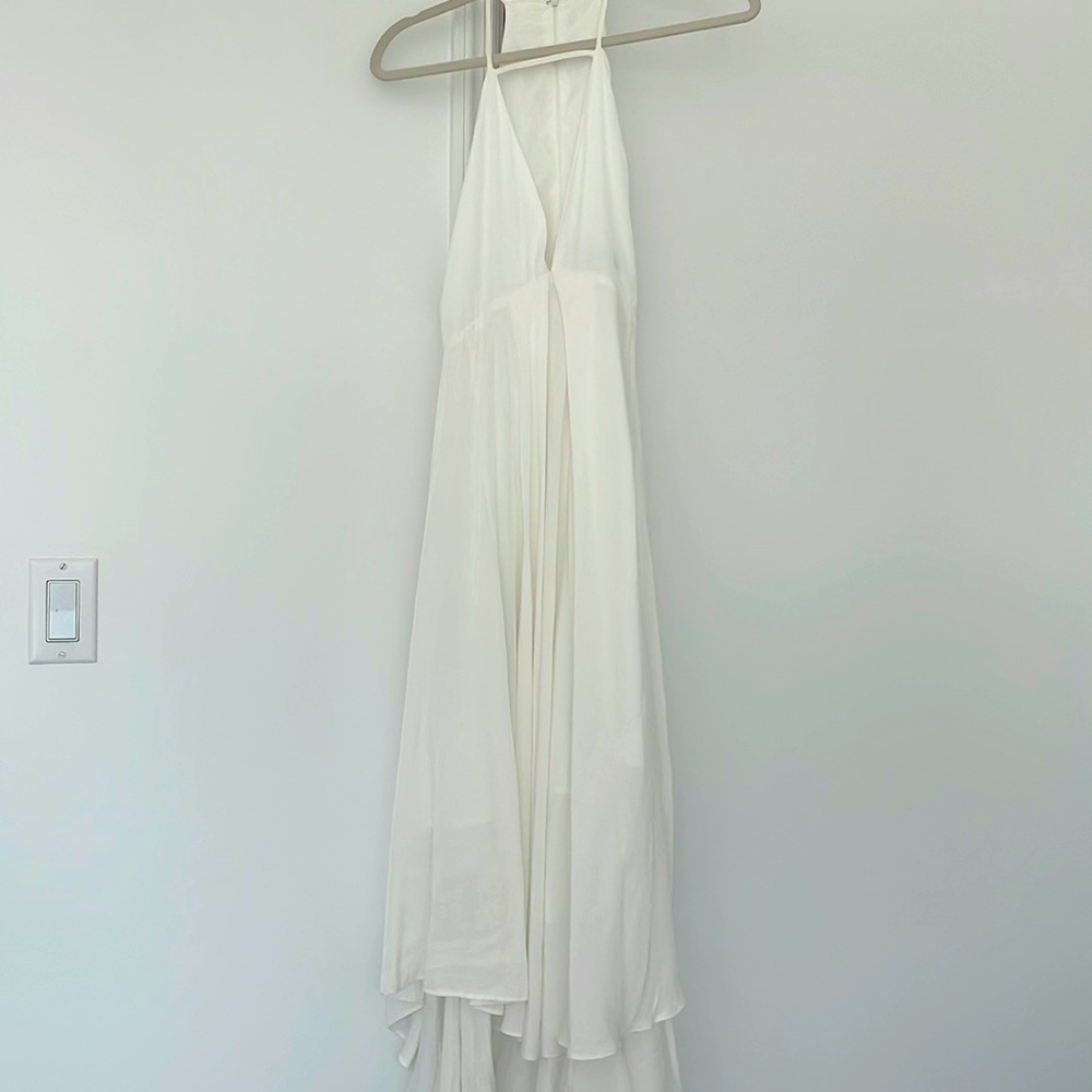 White flowy sundress